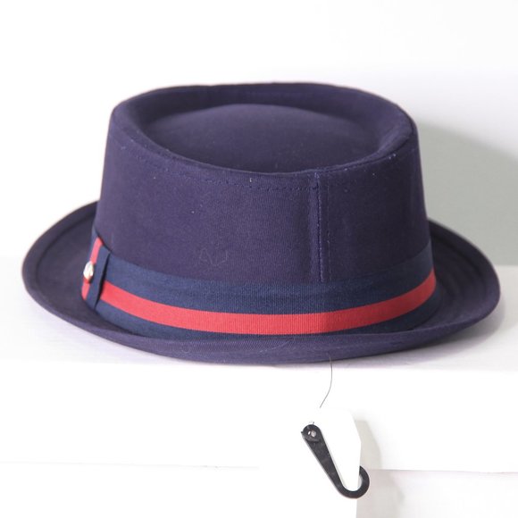 Ben Sherman Navy Cotton Chino Twill PORK PIE w/ Mod Gg band **BNWT** - Picture 3 of 5